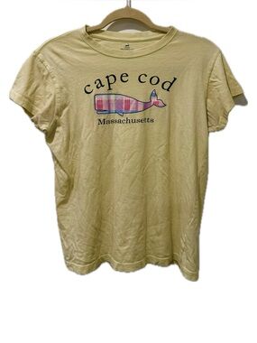 Cuffy’s Cape Cod Whale Tshirt in Butter Yellow